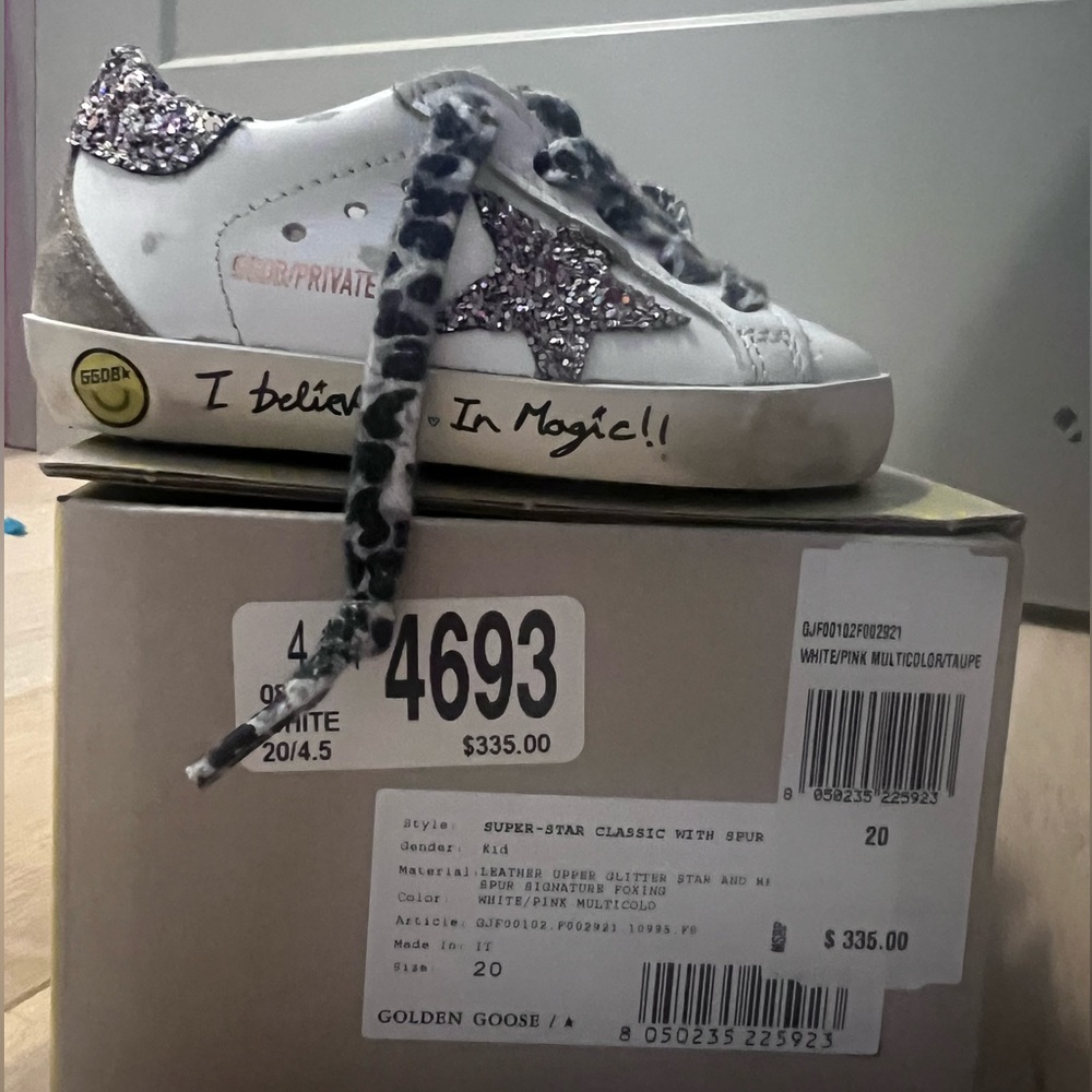 Golden Goose Sneakers Size 20/4.5c